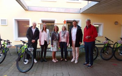 Frühlingsprojekt mit Bike-Pool-Übergabe