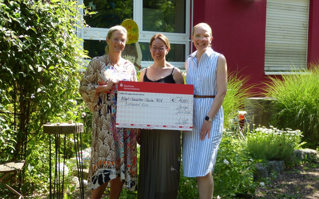IWC Hohenlohe spendet an die Albert-Schweitzer-Schule